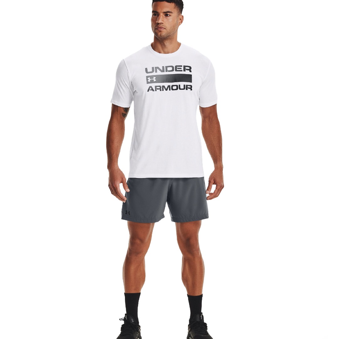 UNDER ARMOUR TEAM ISSUE WORDMARK SS 1329582-100 Λευκό