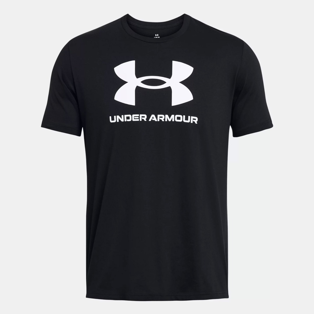 UNDER ARMOUR SPORTSTYLE LOGO UPDATE SS 1382911-001 Μαύρο