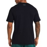 UNDER ARMOUR COLORBLOCK WORDMARK SS 1382829-001 Black Image 0