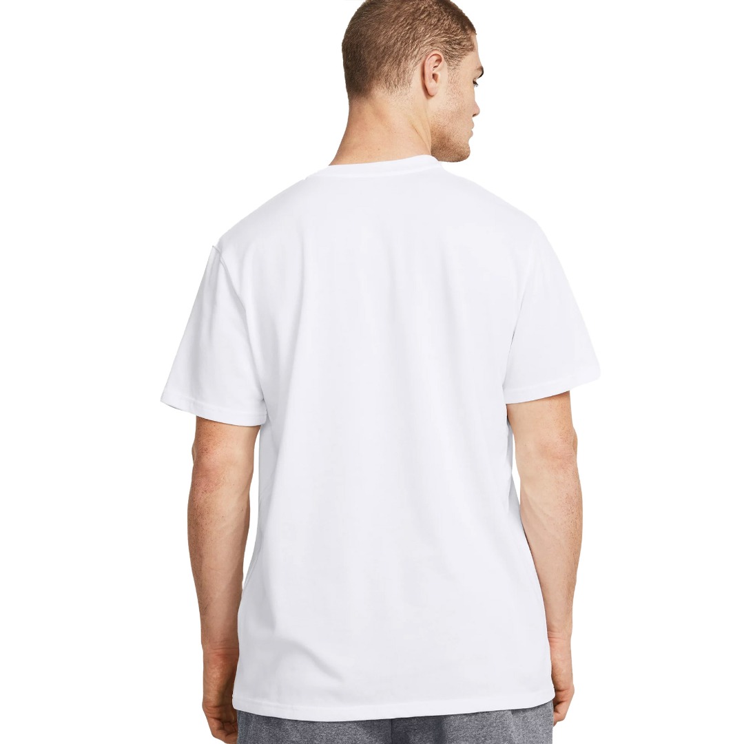 UNDER ARMOUR HW ARMOUR LABEL SS 1382831-100 Λευκό
