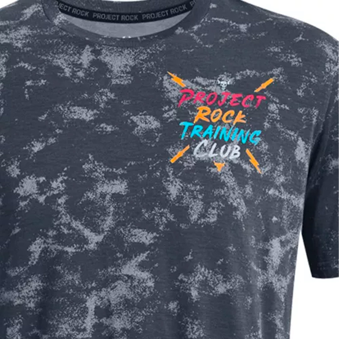 UNDER ARMOUR PJT RCK TC AOP GRAPHIC SS 1383294-044 Γκρί
