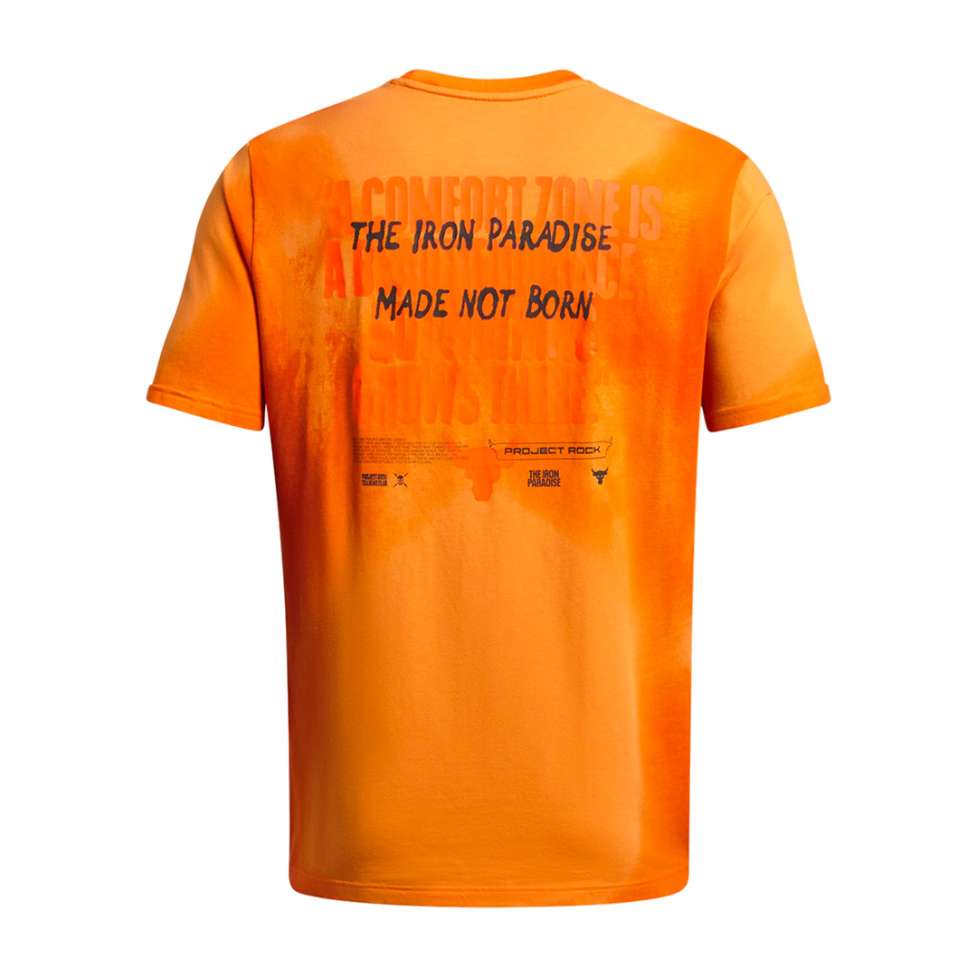 UNDER ARMOUR PJT RCK SUN WSH GRPHIC SS 1383297-810 Orange