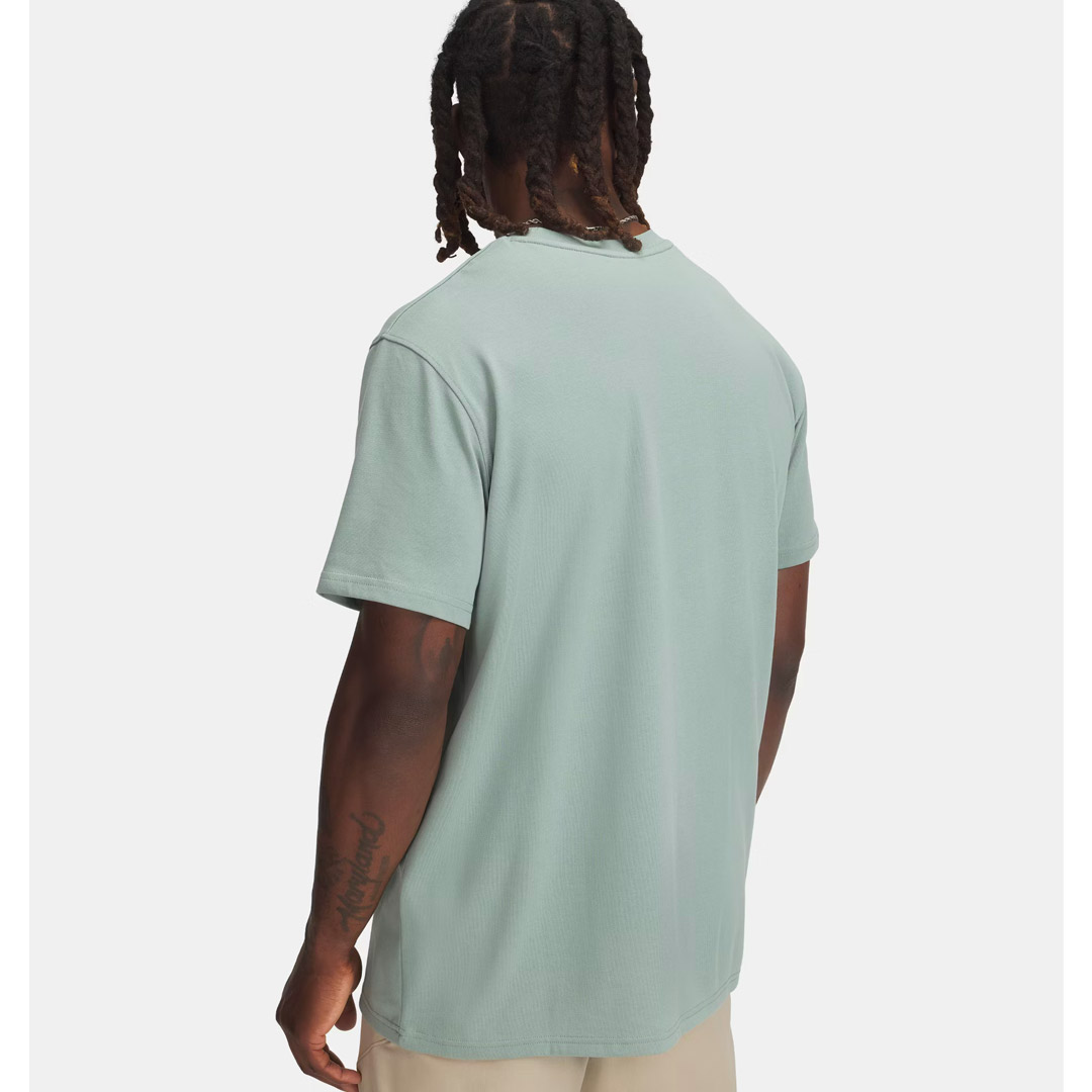 UNDER ARMOUR M LOGO EMB HEAVYWEIGHT SS 1373997-348 Κhaki