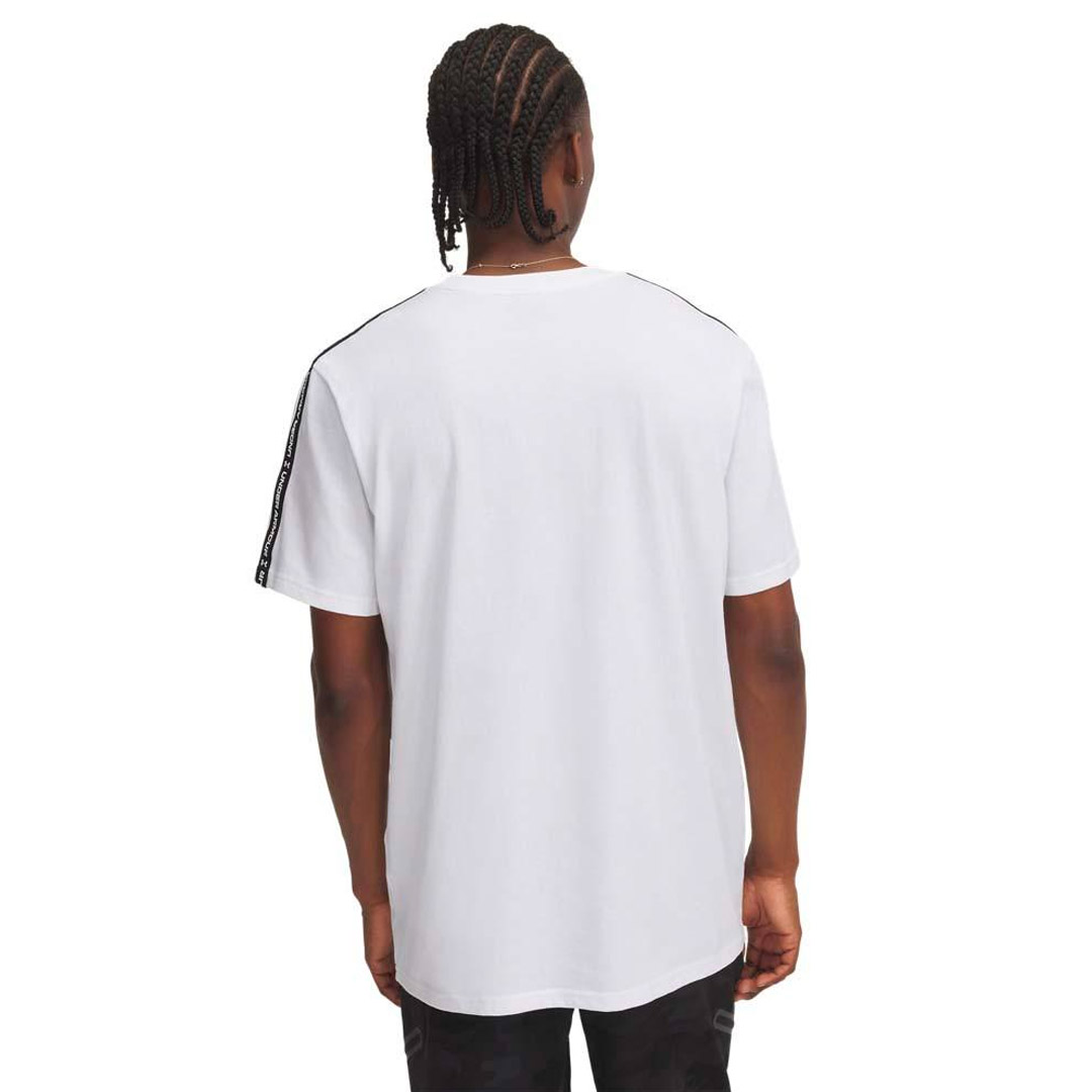 UNDER ARMOUR ICON HWT TEE TAPING 1390300-100 Λευκό