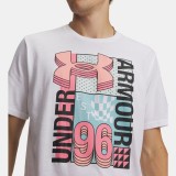 UNDER ARMOUR M LOGO COLLAGE SS 6009244-100 White Image 1