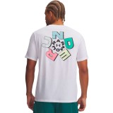 UNDER ARMOUR M RADIAL WM SS 6009264-100 Λευκό Εικόνα 0