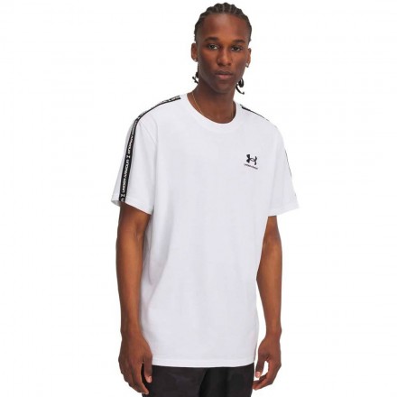 UNDER ARMOUR ICON HWT TEE TAPING 1390300-100 Λευκό