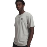 UNDER ARMOUR M LOGO EMB HEAVYWEIGHT SS 1373997-069 Ανθρακί Εικόνα 