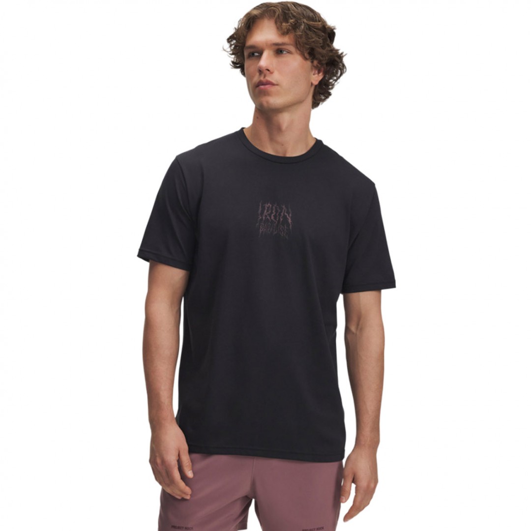 UNDER ARMOUR PJT RCK Q3 SS 2 6005031-002 Μαύρο