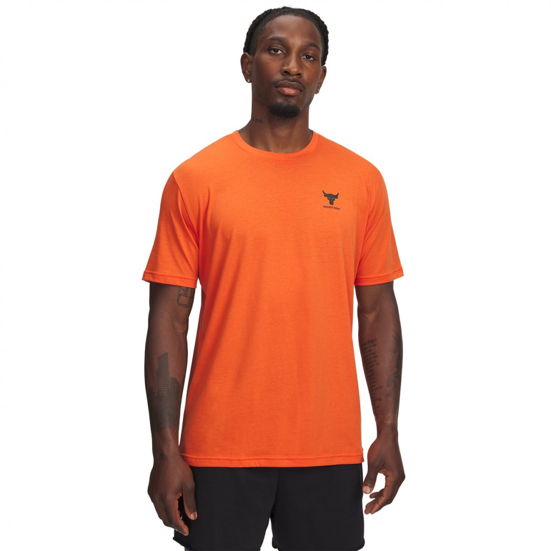 UNDER ARMOUR PJT RCK SIMPLE BRANDED SS 1387797-844 Πορτοκαλί