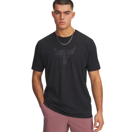 UNDER ARMOUR PROJECT ROCK PAYOFF GRAPHC SS 1383191-005 Black