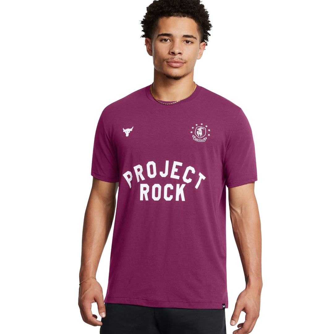 UNDER ARMOUR PROJECT ROCK SS BOH 1386890-505 Μωβ