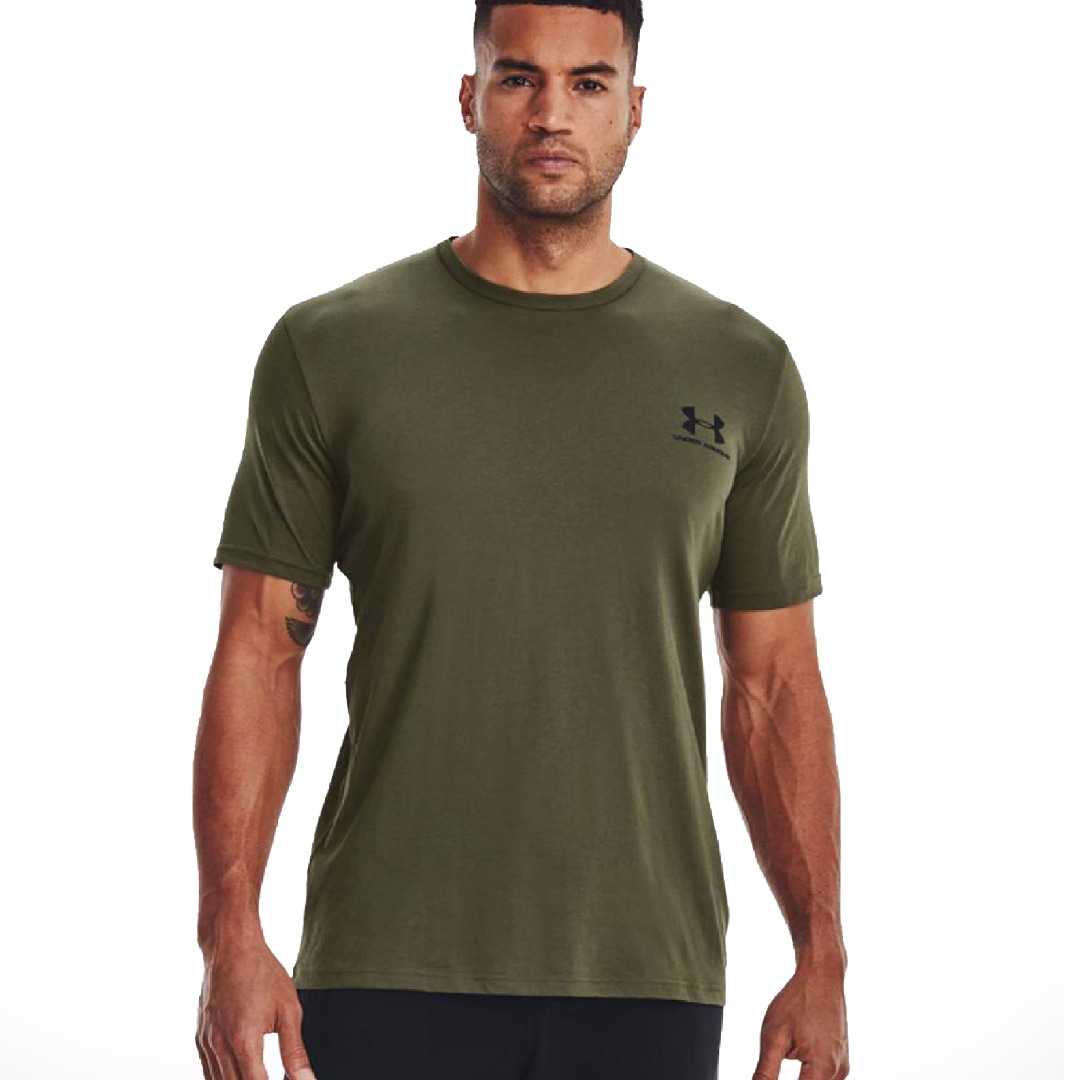 UNDER ARMOUR SPORTSTYLE LEFT CHEST SS 1326799-390 Κhaki