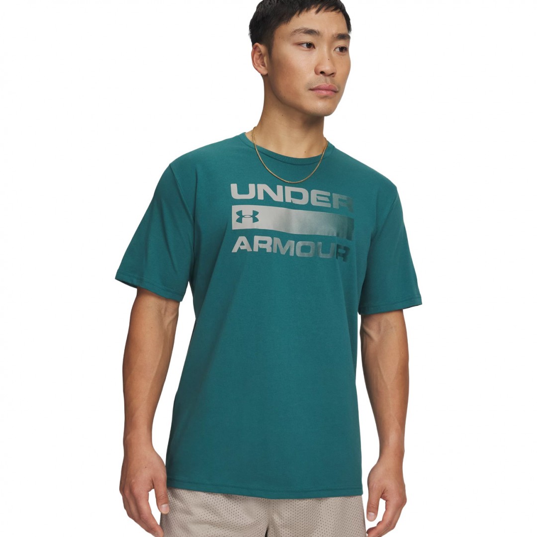 UNDER ARMOUR TEAM ISSUE WORDMARK SS 1329582-338 Πετρόλ