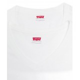 LEVI'S MEN V-NECK 2P 37152-0004-WHITE White Image 1