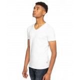 LEVI'S MEN V-NECK 2P 37152-0004-WHITE White Image 