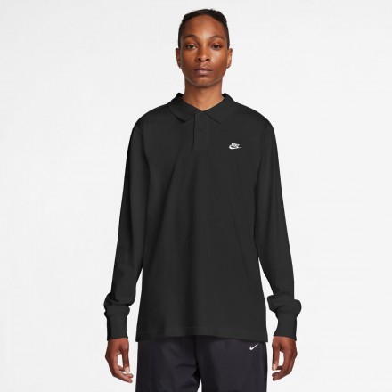 NIKE M NK CLUB KNIT LS POLO FQ3417-010 Black
