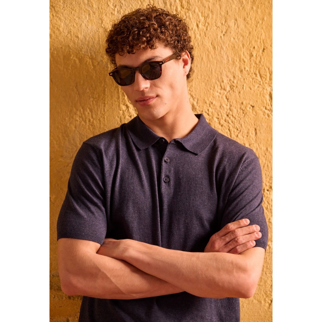 FUNKY BUDDHA FBM011-005-09-NAVY MEL Μπλε