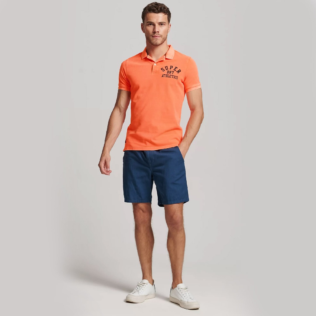 SUPERDRY D1 OVIN VINTAGE SUPERSTATE POLO M1110349A-VT6 Σομόν