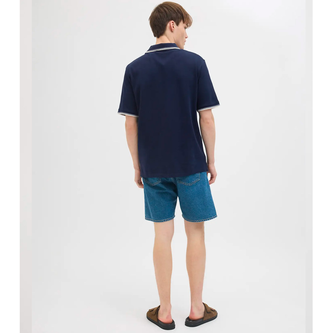 JJ REBEL JREBZELL POLO SS SN 12271166-SKY CAPTAIN Blue