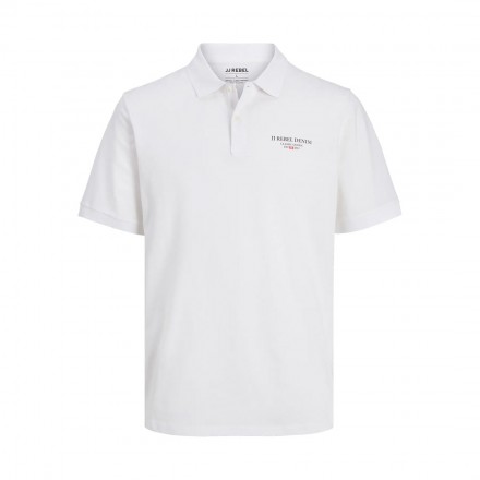 JJ REBEL PRINT POLO SS 12274160-4713023 White