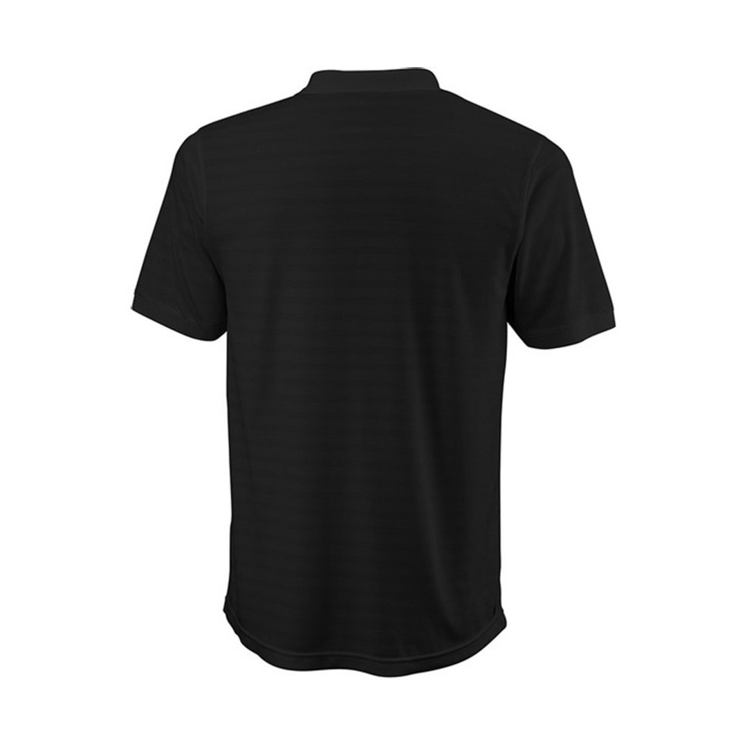 WILSON STRIPE POLO WRA789707-BLACK Black