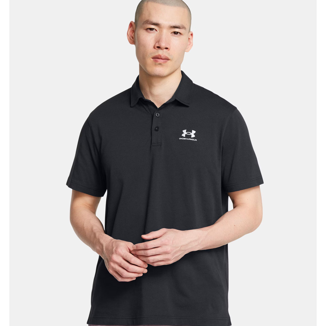UNDER ARMOUR ICON POLO 1386608-001 Black