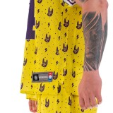 BEE UNUSUAL "THIS BEE IS ALWAYS HIGH" BASKETBALL JERSEY TOP AT-232405-YELLOW Yellow Image 2