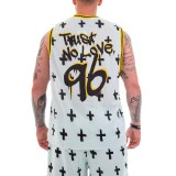 BEE UNUSUAL "TRUST NO LOVE 96" BASKETBALL JERSEY TOP AT-232403-WHITE Λευκό Εικόνα 0