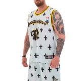 BEE UNUSUAL "TRUST NO LOVE 96" BASKETBALL JERSEY TOP AT-232403-WHITE Λευκό Εικόνα 1