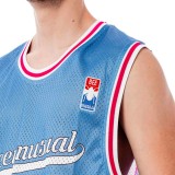 BEE UNUSUAL MESH TANK TOP AT-249008-LIGHT BLUE Σιελ Εικόνα 1