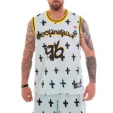 BEE UNUSUAL "TRUST NO LOVE 96" BASKETBALL JERSEY TOP AT-232403-WHITE Λευκό Εικόνα 
