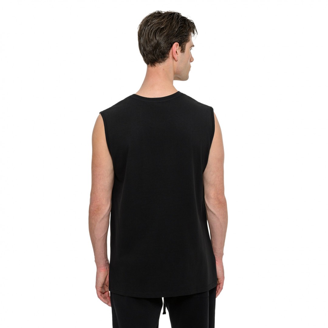 BODYTALK GEOMETRY SLEEVELESS TANK RELAXED 1261-957023-00100 Μαύρο