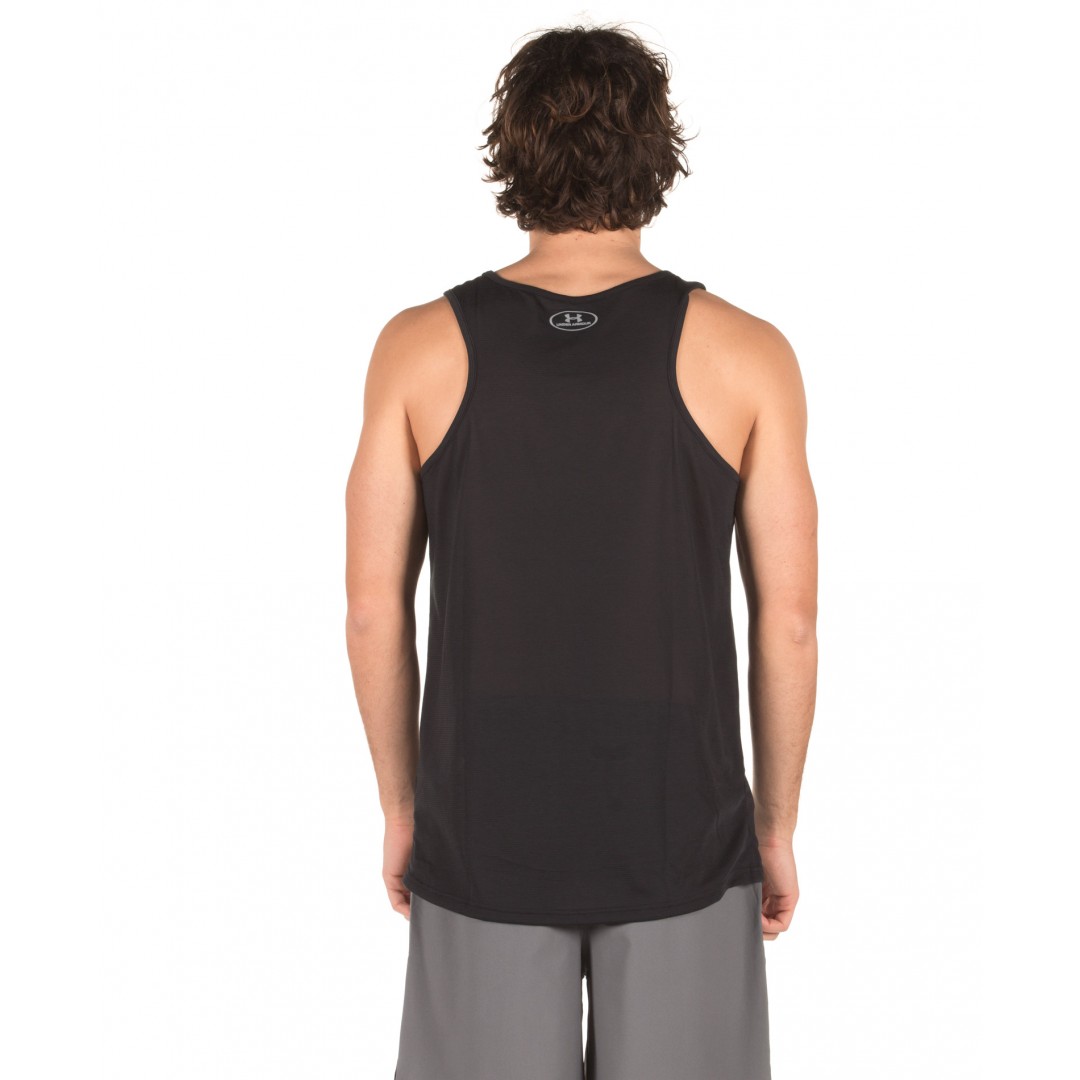 UNDER ARMOUR THREADBORNE STREAKER SINGLET 1271822-001 Black