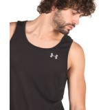 UNDER ARMOUR THREADBORNE STREAKER SINGLET 1271822-001 Black Image 1