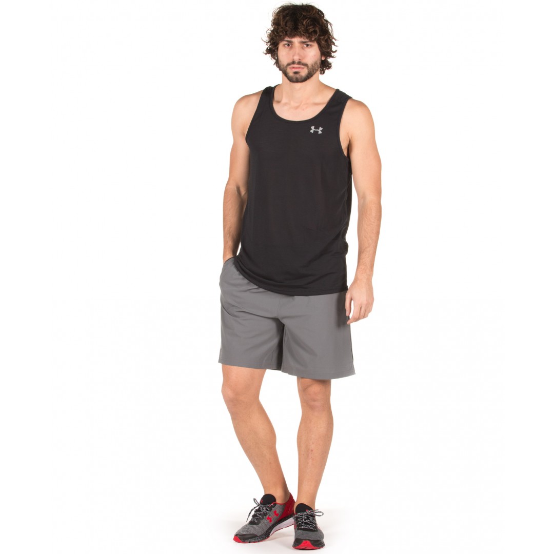 UNDER ARMOUR THREADBORNE STREAKER SINGLET 1271822-001 Black