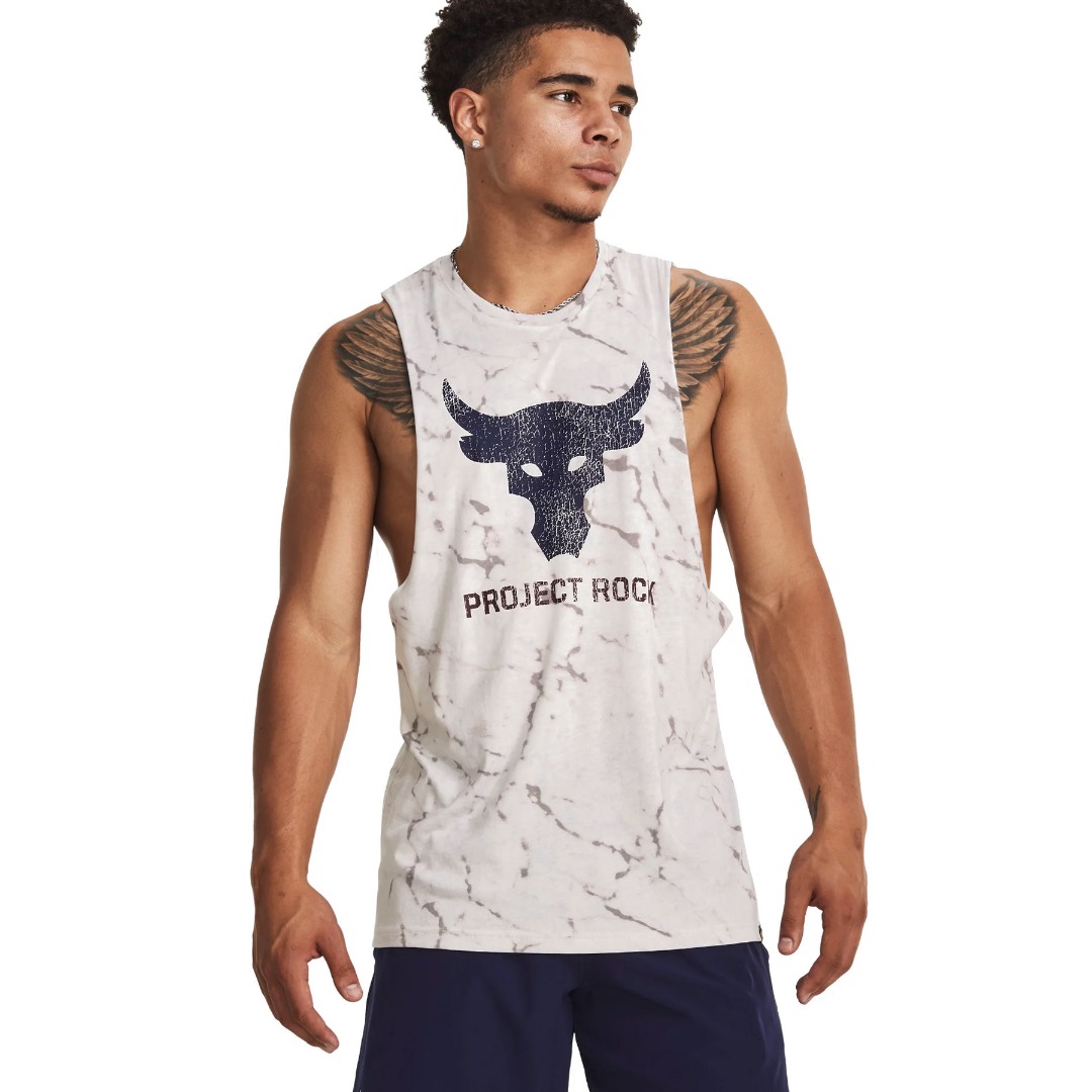 UNDER ARMOUR UA PJT ROCK BRAHMA BULL TANK 1373787-114 Grey