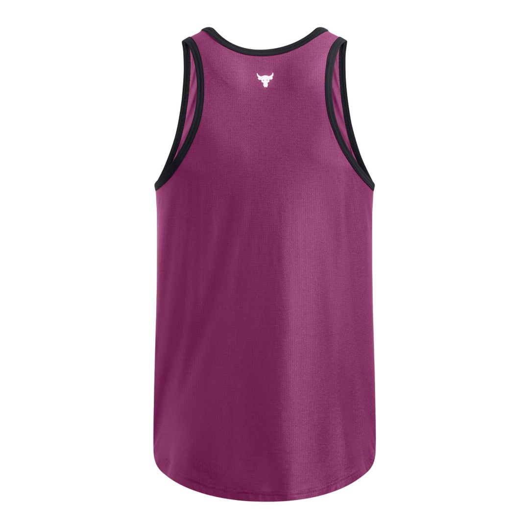 UNDER ARMOUR PROJECT ROCK MESH TANK BOH 1386888-505 Purple