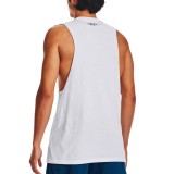 UNDER ARMOUR LEFT CHEST CUT OFF TANK 1329286-100 Λευκό Εικόνα 0