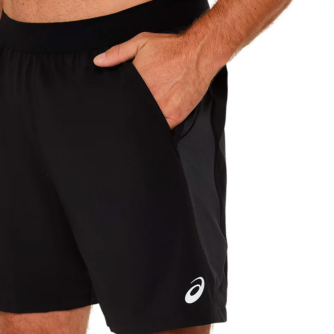ASICS ROAD 7IN SHORT 2011D248-001 Black