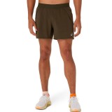 ASICS ROAD 5IN SHORT 2011D247-200 Καφέ Εικόνα 