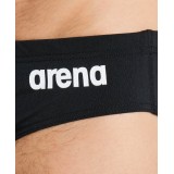 ARENA MEN'S TEAM SWIM BRIEFS SOLID 004773-550 Black Image 1