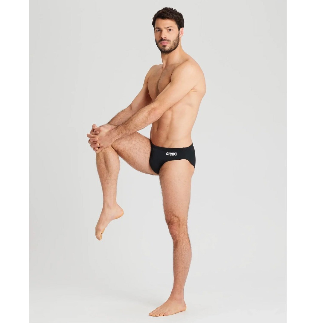 ARENA MEN'S TEAM SWIM BRIEFS SOLID 004773-550 Black