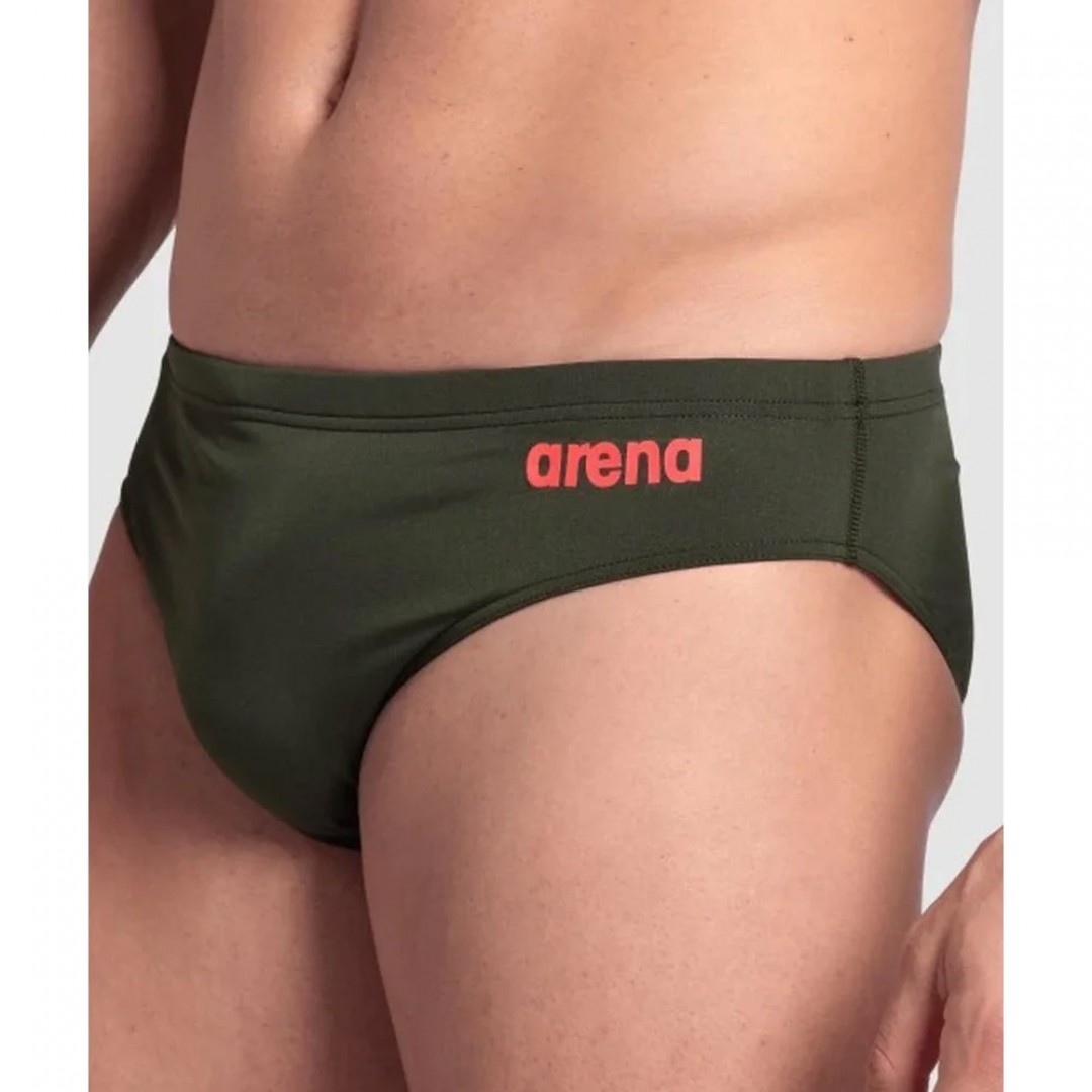 ARENA MEN'S TEAM SWIM BRIEFS SOLID 004773-850 Κhaki