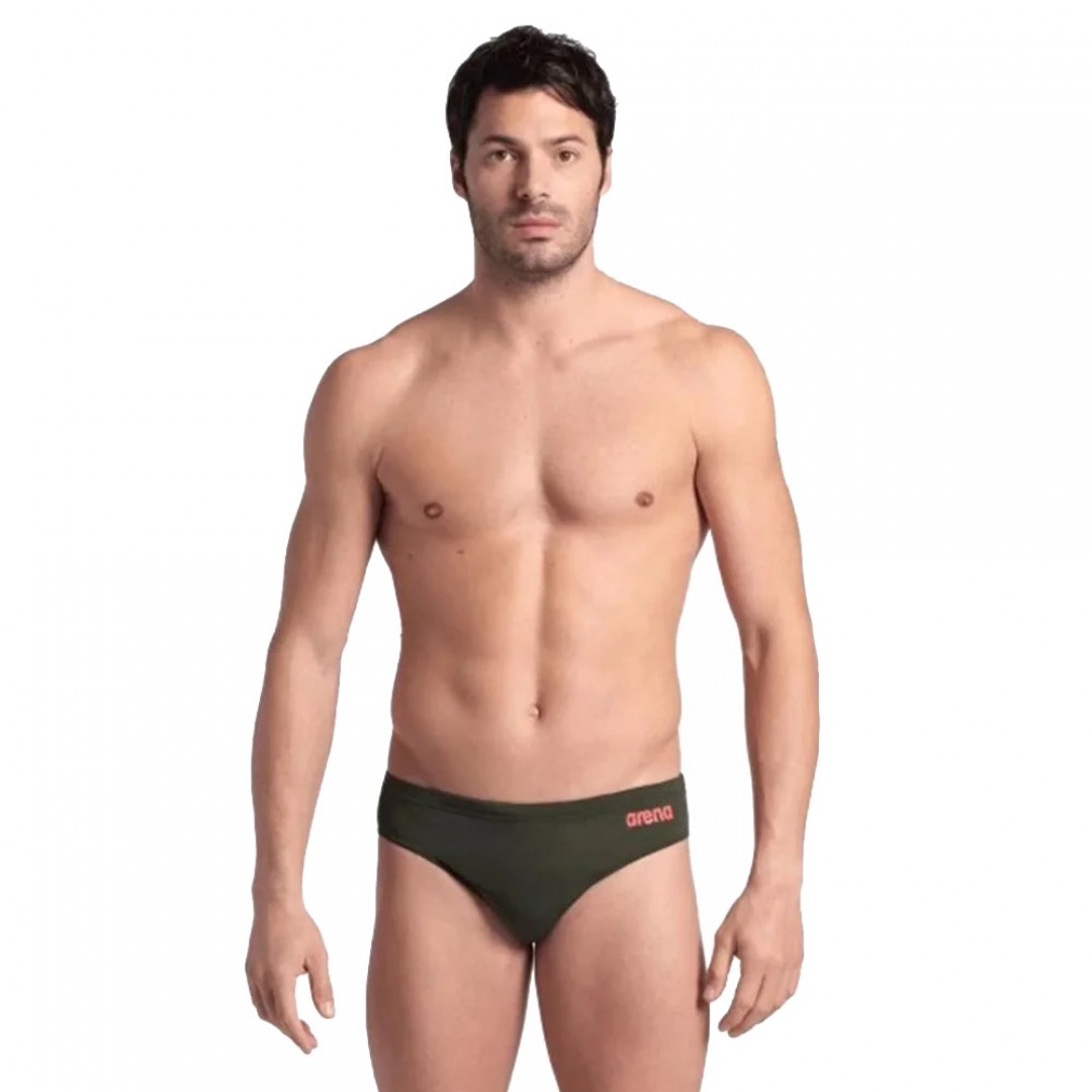 ARENA MEN'S TEAM SWIM BRIEFS SOLID 004773-850 Κhaki