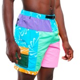 NIKE BEST OF COLOURBLOCK VOYAGE 7 VOLLEY SHORT NESSE459-899 MULTI Image 1