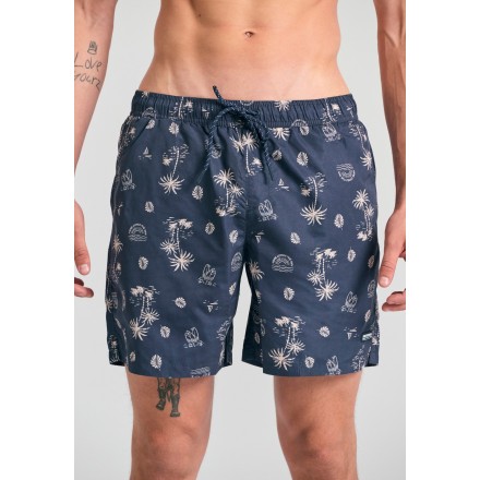 FUNKY BUDDHA FBM011-007-16-NAVY Μπλε