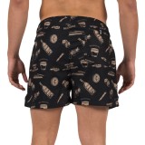 BEE UNUSUAL BAD DECISIONS SWIM SHORTS BS-263203-BLACK Black Image 0