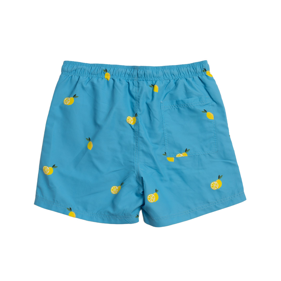 JJ REBEL SWIM SHORT PRINT 12270764-ETHEREAL BLUE Σιελ