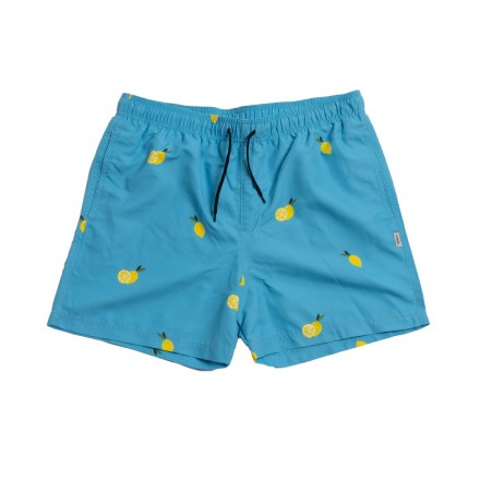 JJ REBEL SWIM SHORT PRINT 12270764-ETHEREAL BLUE Σιελ